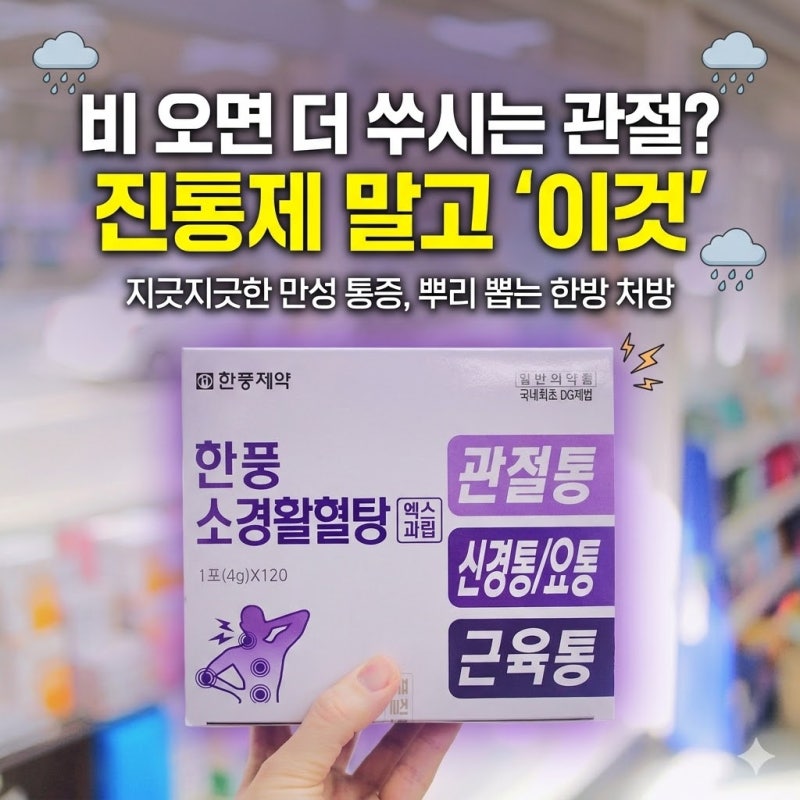 허리통증·좌골신경통에 쓰는 한방 진통제, 소경활혈탕 완벽 분석