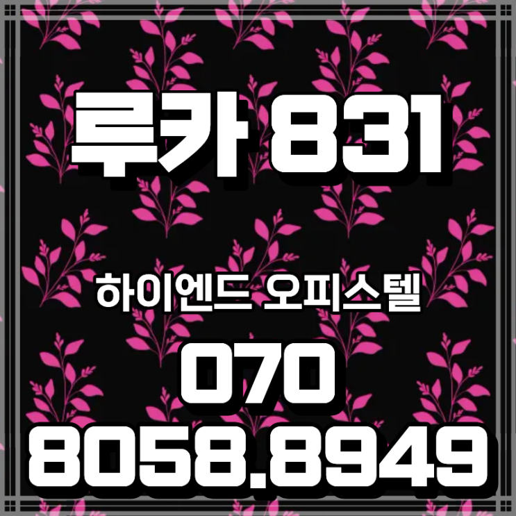  루카 831 강남 하이엔드 오피스텔 2026년 특별 혜택 총정리