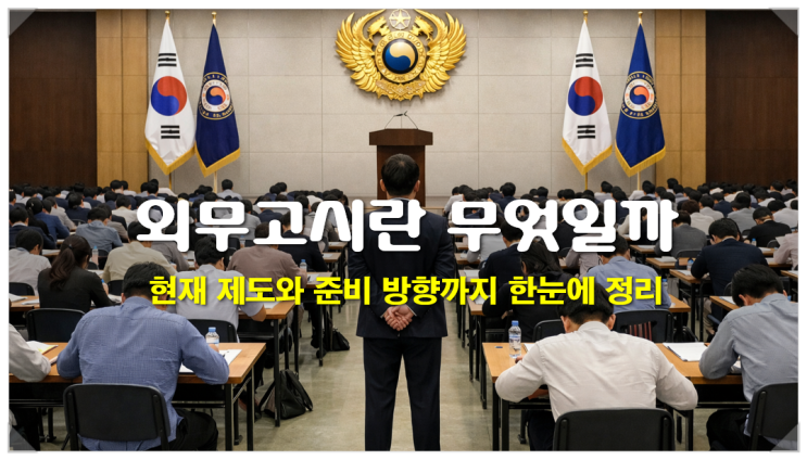  외무고시란 무엇일까, 현재 제도와 준비 방향