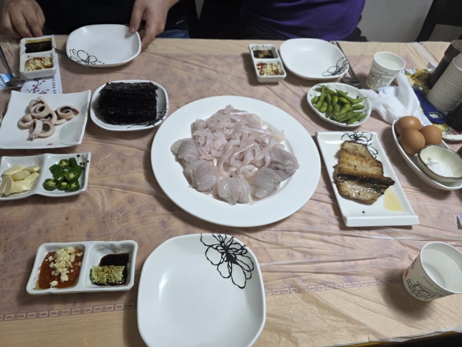 감포참가자미회 사진 2