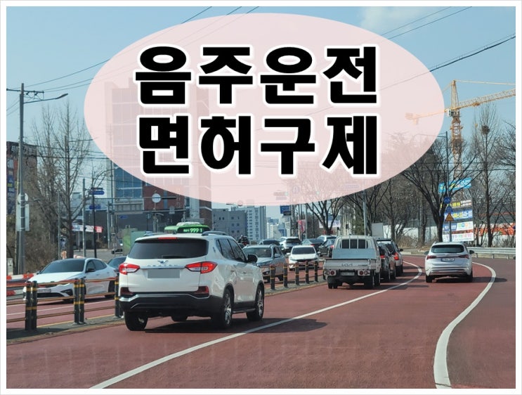  치킨집 가게 마치고 음주운전 면허취소 적발