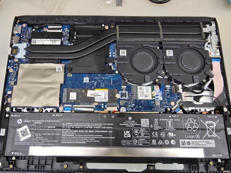 HP 노트북 수리HP Victus Gaming Laptop 15-fb2061ax 전원 안켜짐 메인보드 수리