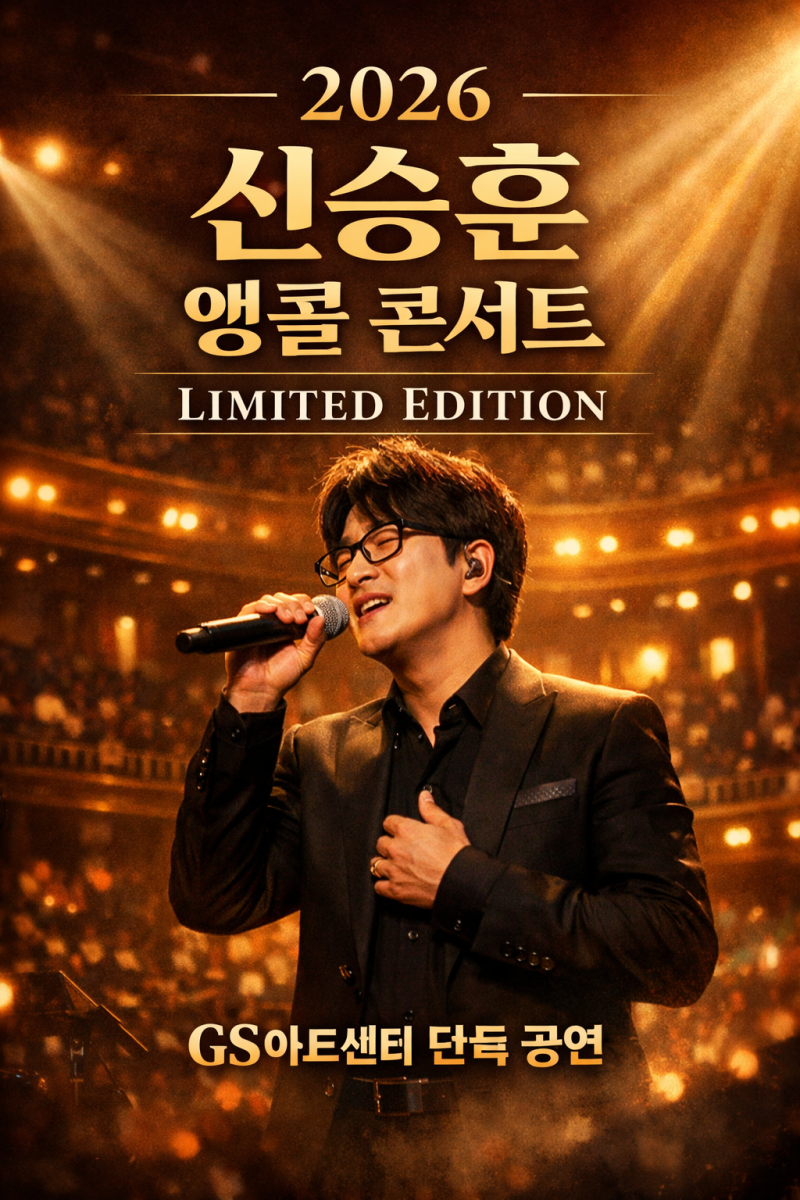 2026 신승훈 콘서트 다시 열린다… 앵콜 공연 일정·예매 포인트 정리