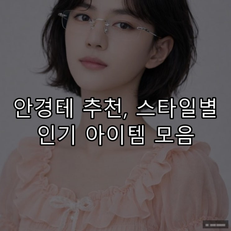  안경테 추천, 스타일별 인기 아이템 모음