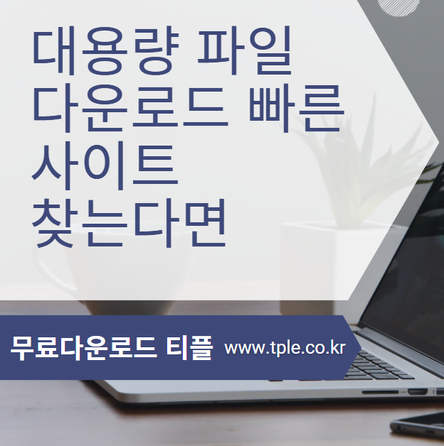  노제휴 웹하드추천 이용 후기, 가성비 데이터절약 효과 티플