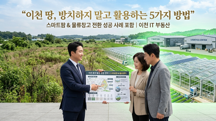  이천 토지, 방치하면 손해! 2026년 수익형 전환 전략 총정리