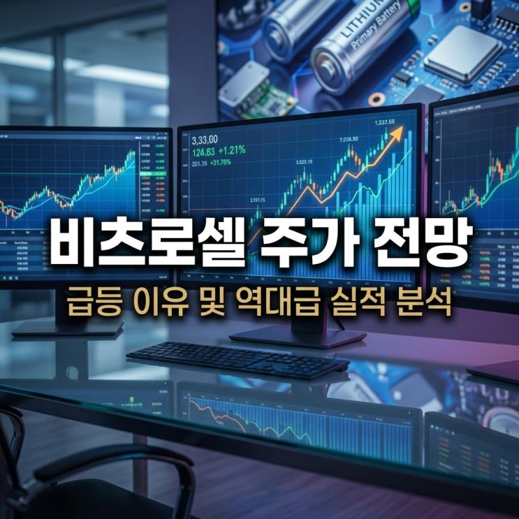 비츠로셀 주가 전망 코스닥 15% 급등 이유 및 역대급 실적 분석