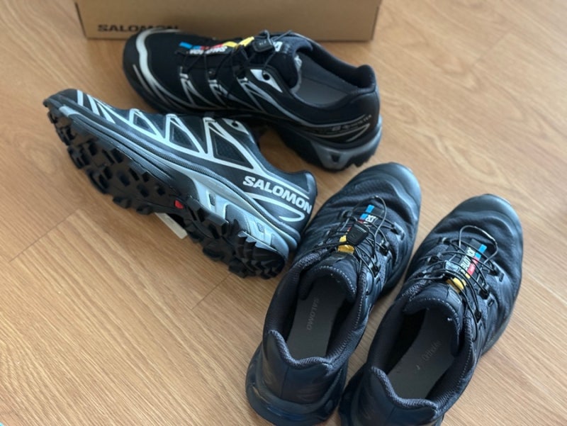 살로몬 XT-6 GTX 사이즈 팁 블랙 실버 후기 고어텍스 차이