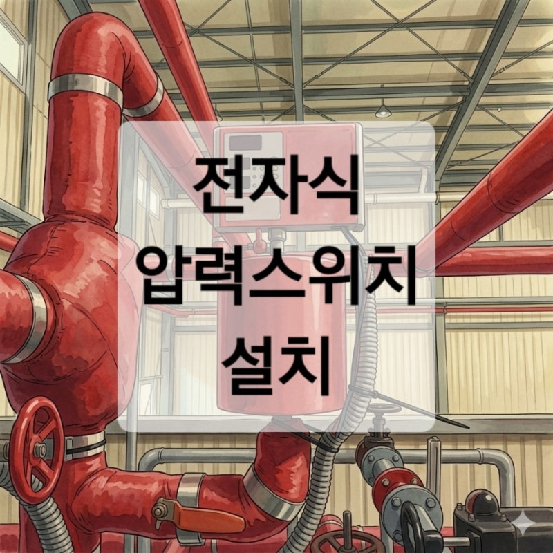 소방펌프 전자식 압력스위치 설치 이유와 세팅값 계산법