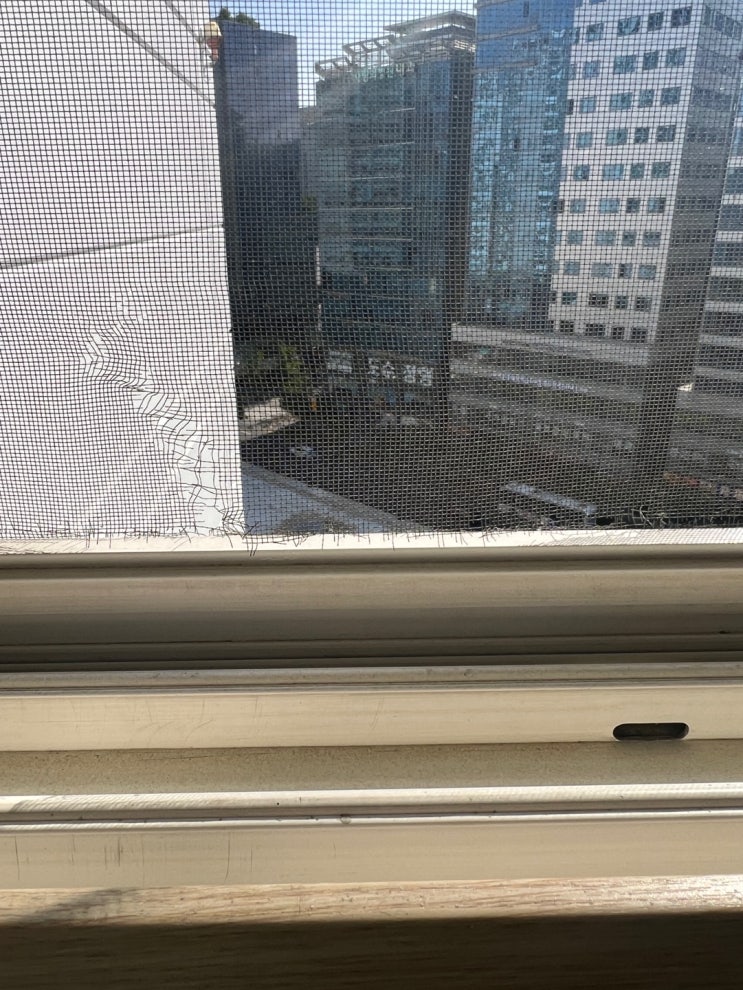  강남방충망 대치아이파크아파트 미세방충망 교체 후기