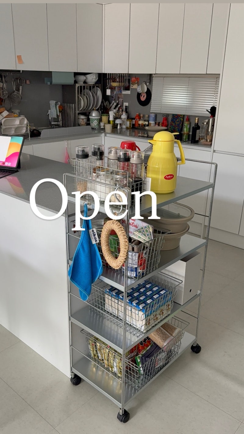 무인양품 st 선반 & 트롤리 open (가성비 제대로 찾은 수납템)