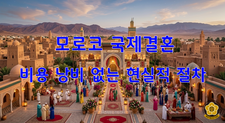  모로코 국제결혼, 비용 낭비 없는 현실적 절차와 문화 완벽 가이드