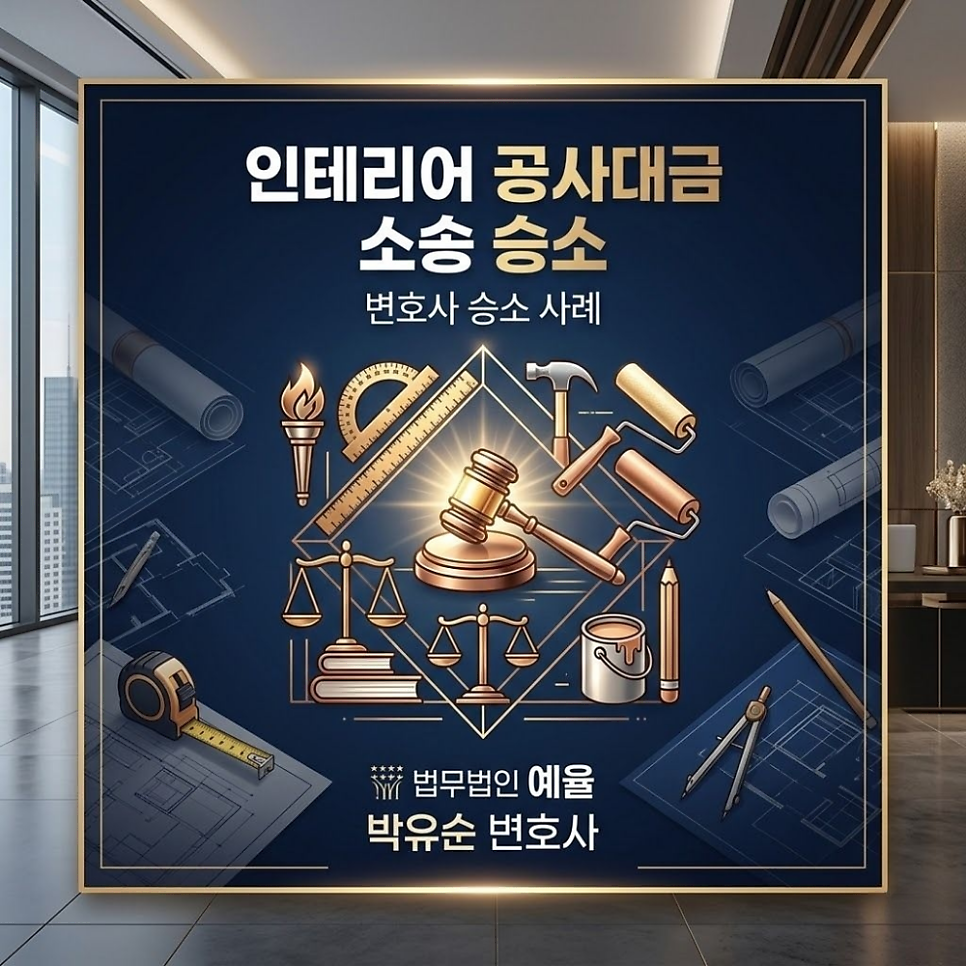 인테리어 공사대금 소송 변호사 승소사례