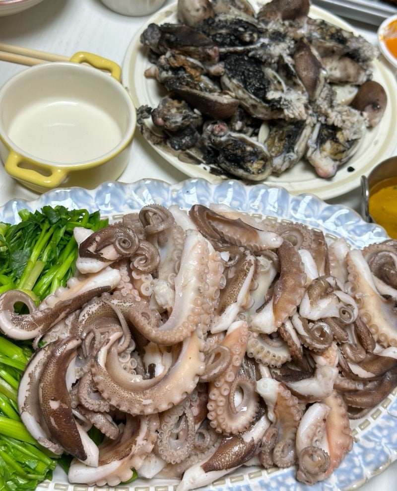 봄 되면 꼭 먹는 알쭈꾸미 집에서 이렇게 해보세요삶는법&손질법
