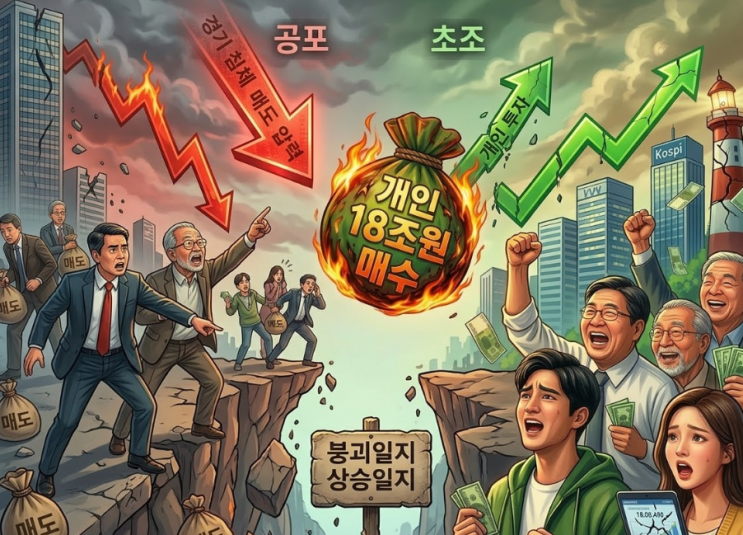  개인이 18조 매수한 코스피.. 현재 위기인 이유 알아보니