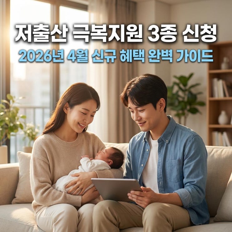  저출산 극복지원 3종 신청 및 보험료 할인 2026년 4월 신규 혜택 완벽 가이드