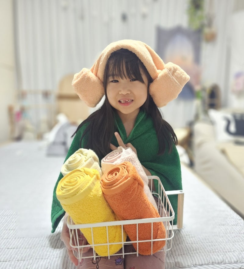 새 수건 첫세탁 타올 추천 호텔수건 접는법 양머리 수건 만들기 테리크 수건
