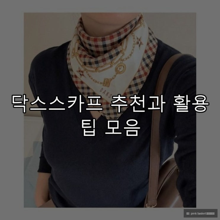  닥스스카프 추천과 활용 팁 모음