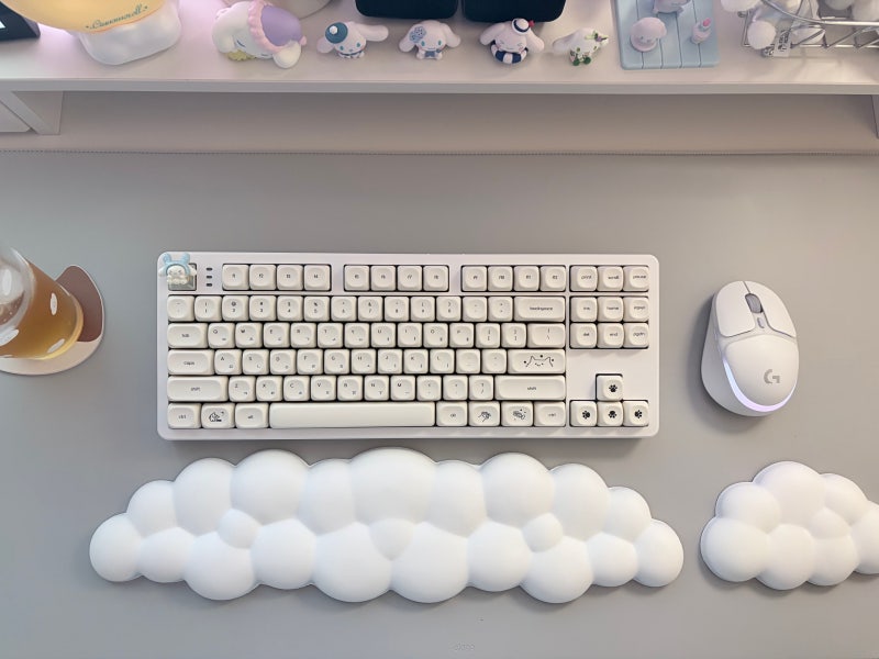 키보드에 포인트 주기 좋은 키캡 | 시나모롤 포인트 키캡 Cinnamoroll point Keycaps (｡•̀ᴗ-)