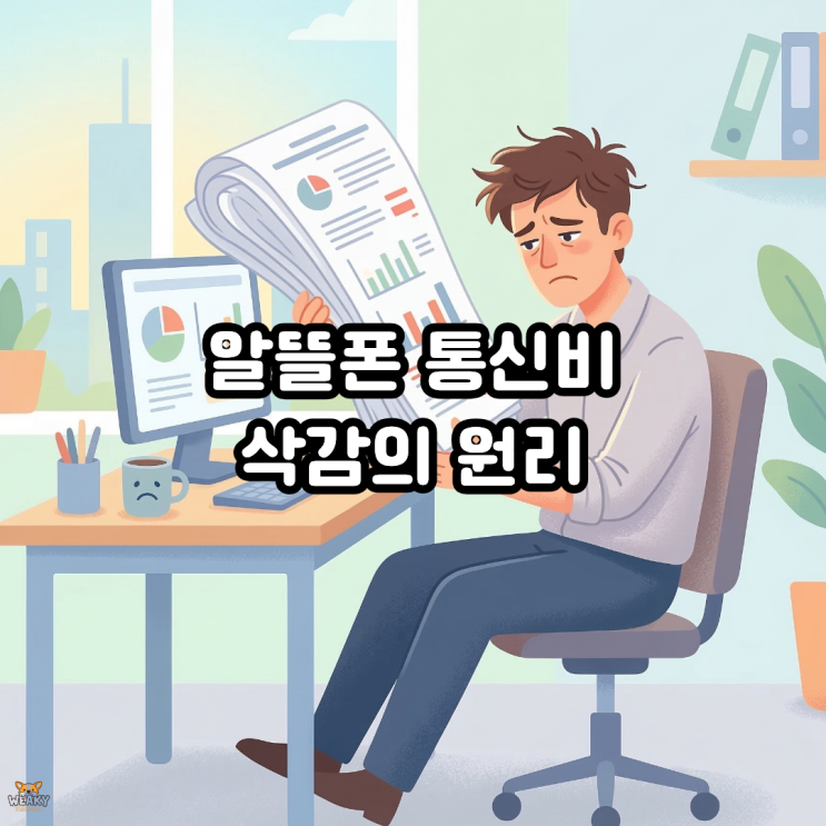  아직도 통신비를 10만원 씩 사용하나요? 알뜰폰 통신비 삭감의 원리