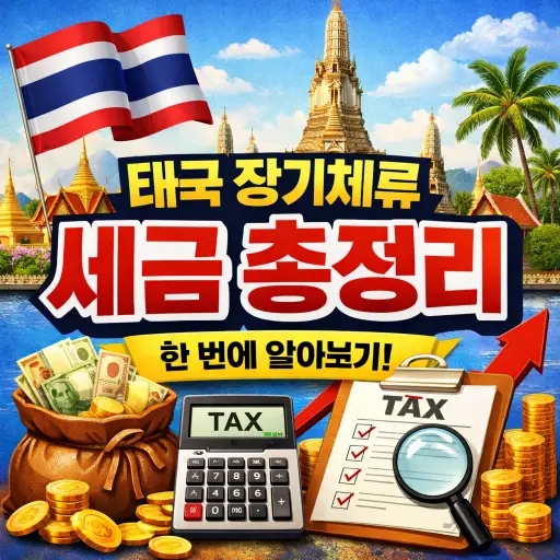 태국 장기체류 세금 총정리 (한국인 기준 필수 체크)