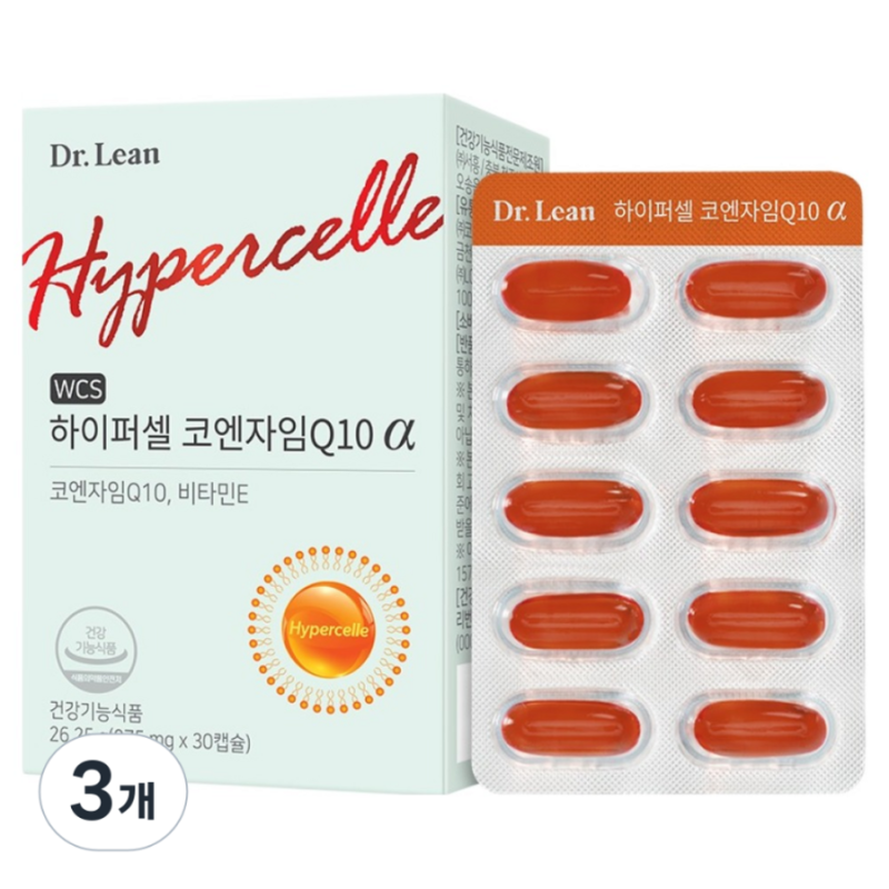 닥터린 하이퍼셀 코엔자임Q10 알파 90일분 후기 항산화 · 혈압 관리 코큐텐 영양