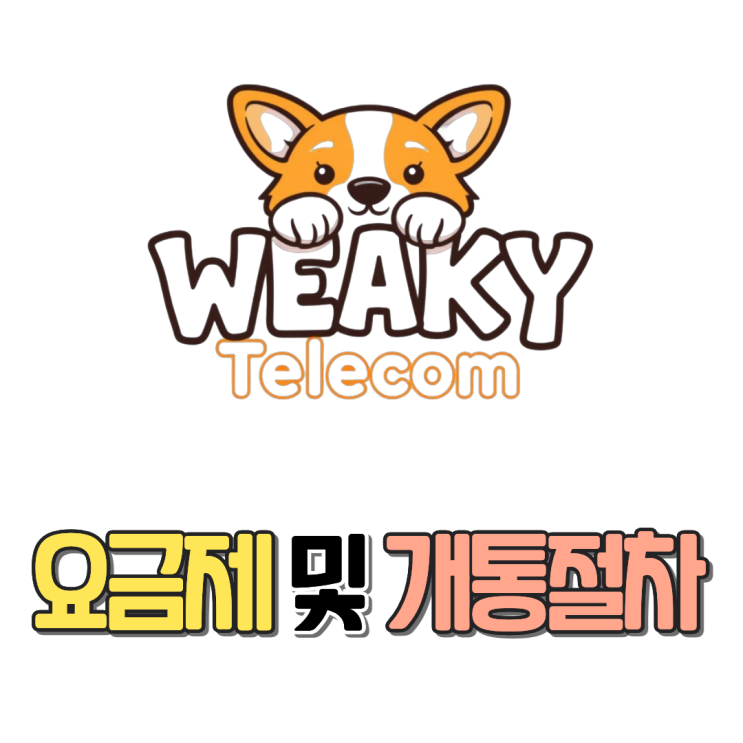  앤텔레콤 알뜰폰 요금제 및 개통절차 안내