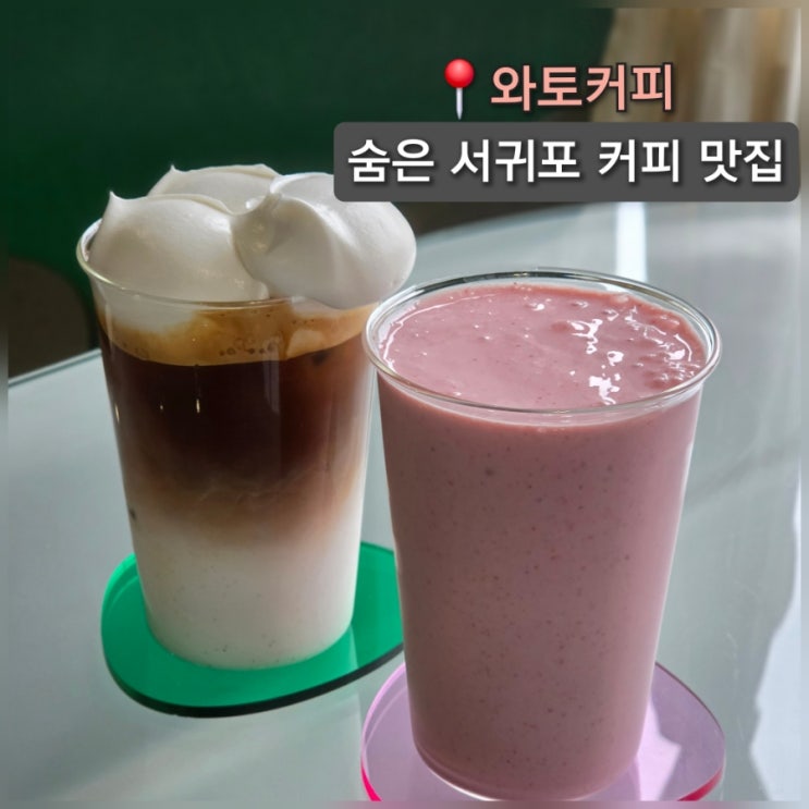  제주도 서귀포 카페 추천 숨은 제주 핫플 와토커피
