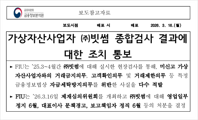  빗썸 영업정지 6개월 이유 알아보니(Ft. 368억 과태료)