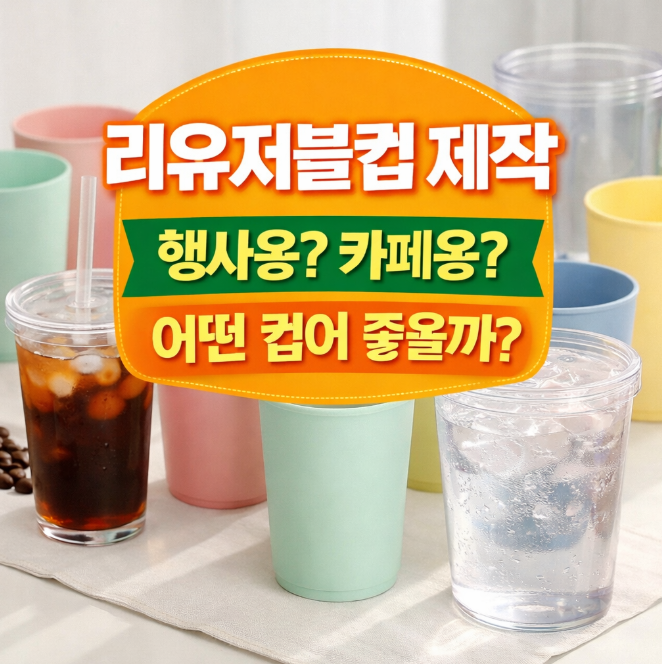  리유저블컵제작 어떤 컵이 잘 나갈까