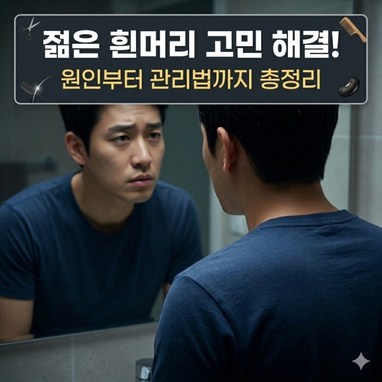  흰머리 뽑으면 더 많이 나나요? 새치 고민 해결하는 두피 건강 관리법