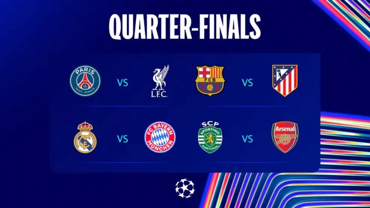  2025-26 UEFA 챔피언스리그 8강 대진 확정 빅매치 총정리