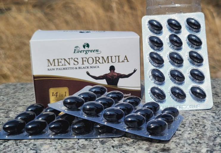  블랙마카 쏘팔메토 아르기닌과 흑마늘까지 담은 활력템 '에버그린 뉴질랜드 멘스 포뮬러'