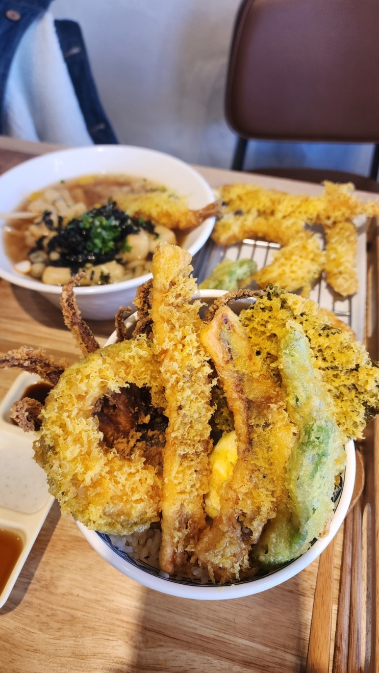 인천 텐동맛집 <b>스트릿레스토랑파이터</b> 신종훈텐동마스터 튀김... 