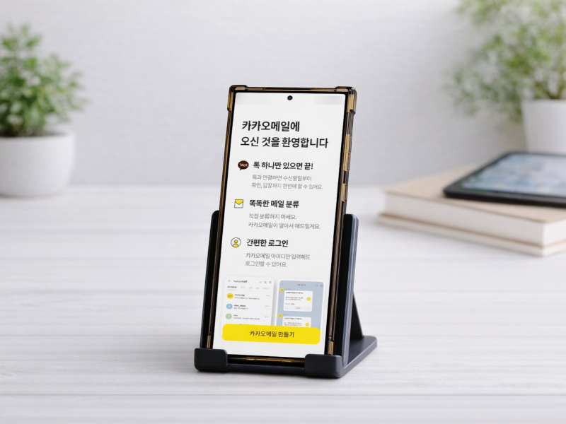 카카오메일 만들기 주소 확인 카카오톡 대표 이메일 변경
