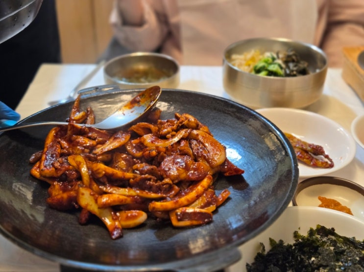  [봉배산 고추장 불고기] 솥밥에 오삼불고기, 경기광주맛집