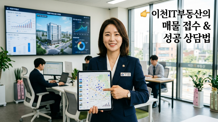  이천IT부동산이 공개하는 '매물 접수'의 비밀: 정확도가 성공 계약을 만든다!