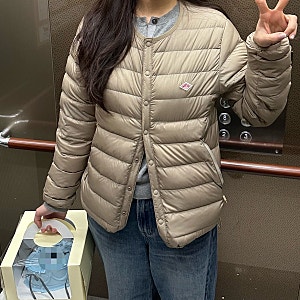 [경량패딩 추천]단톤 여성 경량패딩 베이지 색상 S 사이즈 리뷰