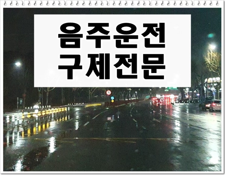  대전음주운전행정심판 이의신청 및 반성문 탄원서 양형자료
