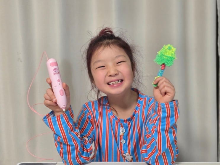  입문용 저온 3D 펜 추천 티니핑 콜라보 도안 증정