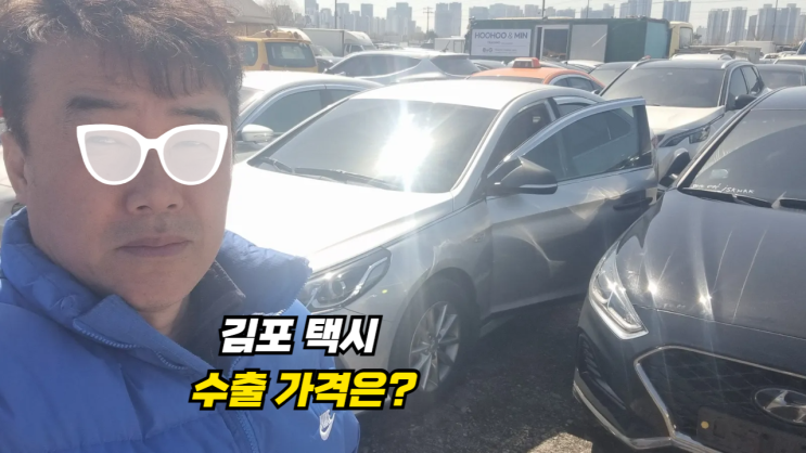 쏘나타, K5 개인택시 직접 수출 후기 김포시 편