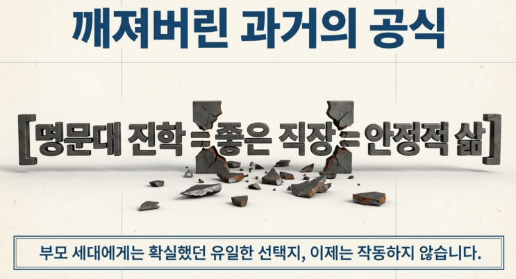  대학 졸업장의 경제적 가치가 떨어지는 이유: 아직도 SKY 이야기하니?
