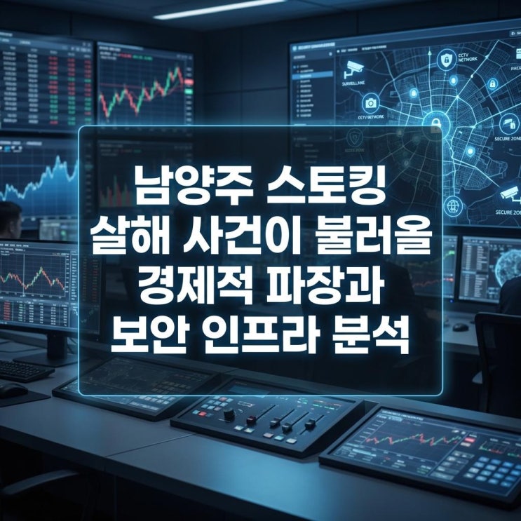  남양주 스토킹 살해 사건이 불러올 경제적 파장과 보안 인프라 완벽 분석