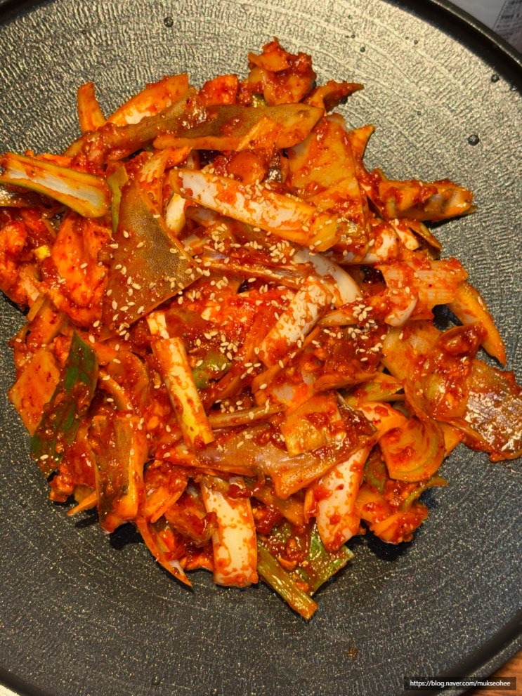  강남 신상 맛집 역삼동 오삼집 매콤 소주안주추천 백합탕