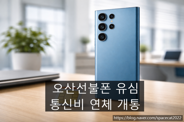  오산선불폰 유심 통신비 연체 개통 가이드