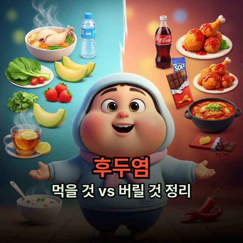 후두염에 좋은 음식 vs 피해야 할 음식 총정리