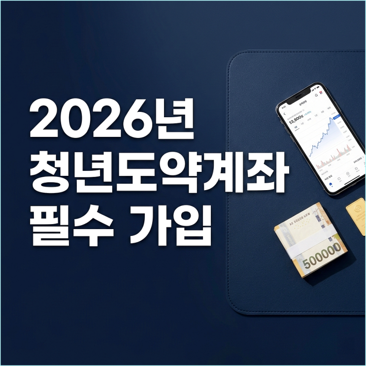  내 월급만 빼고 다 오르는 시대, 2026년 청년도약계좌 안 하면 진짜 호구인 이유