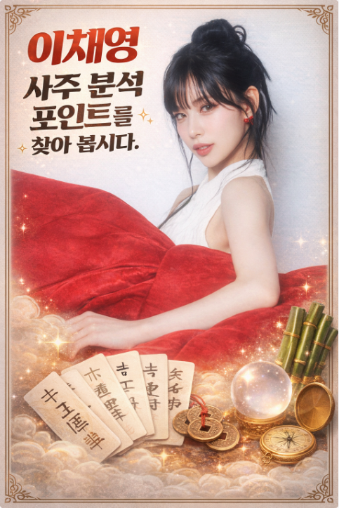 이채영 상견례 문전 박대상 사주에서 찾아 봅시다.