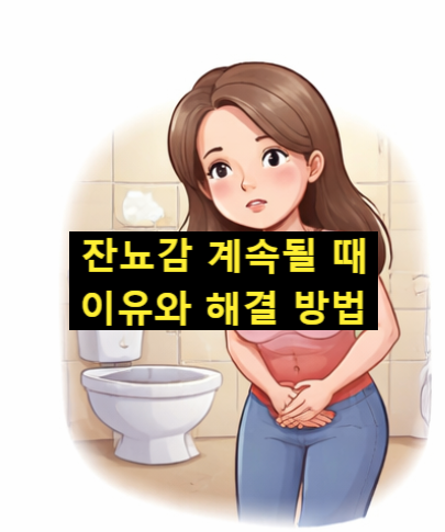 잔뇨감 계속될 때, 이유와 해결 방법 (빈뇨·야뇨까지 총정리)