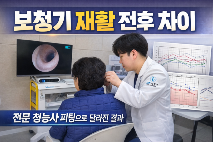  당진보청기 껴도 안 들리는 이유 따로 있습니다